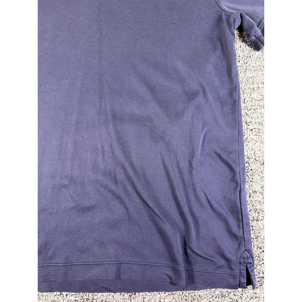 Banana Republic Luxe Touch Performance Polo Shirt Mens Medium Navy Blue Golf